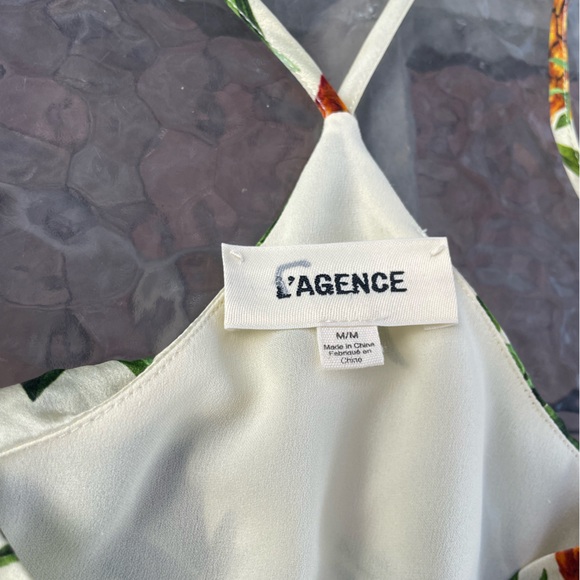 L’Agence Kylee Racerback Tank in Pineapple Size Medium - Picture 15 of 16